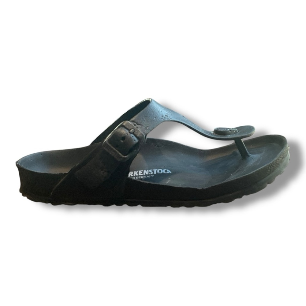 ☀️ Birkenstock Gizeh EVA Sandals | Black | Women’s 8 /‎ Men’s 6 | Beach/Pool - Picture 3 of 8